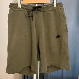 Army green Nike shorts
